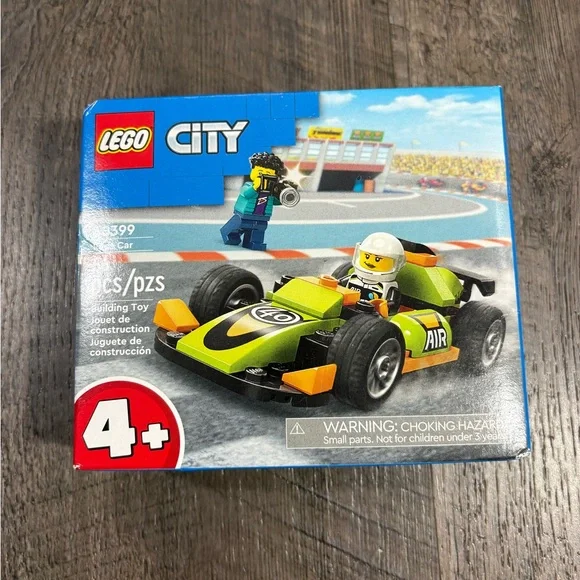 NEW | LEGO CITY: Green Race Car (60399) Retired - Picture 2 of 4